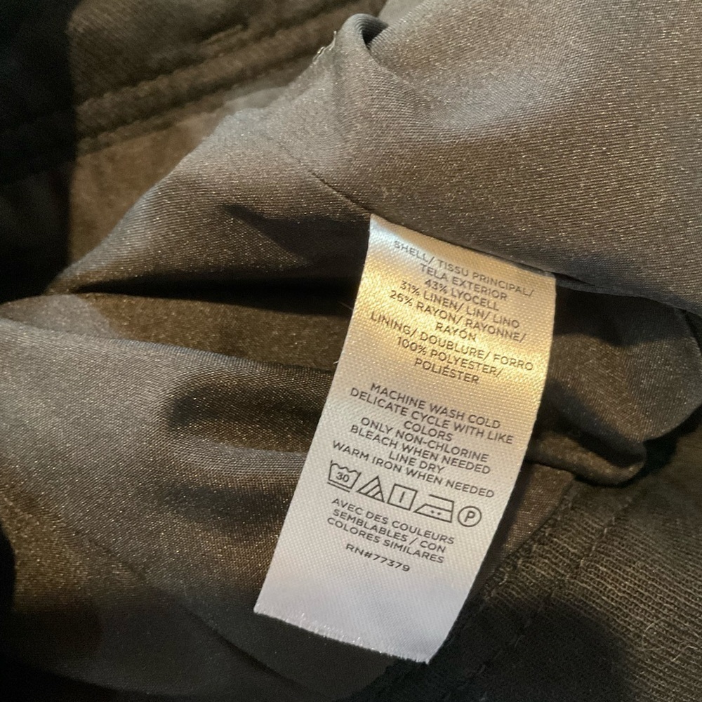 Ann Taylor Fit and Flare Linen Skirt Size 2 - Picture 9 of 9
